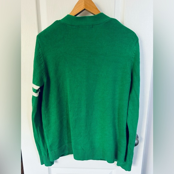 Green Lettered Cardigan - Picture 2 of 2